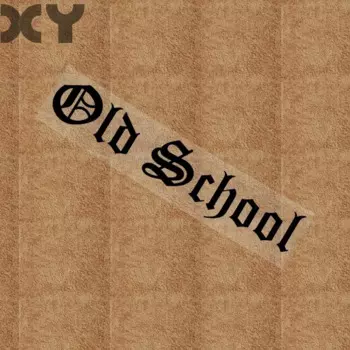 Стайлинг автомобиля XY, старая школа, Светоотражающая наклейка на автомобиль, мотоциклетная виниловая наклейка, наклейки, светоотражающий Тип