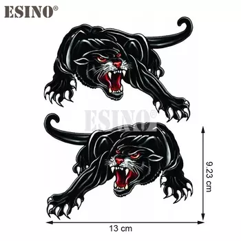 Стайлинг автомобиля, забавная наклейка Angry Fighting Puma с героями мультфильмов, клейкая ПВХ наклейка, водостойкая наклейка на кузов автомобиля, стекло, узор, винил