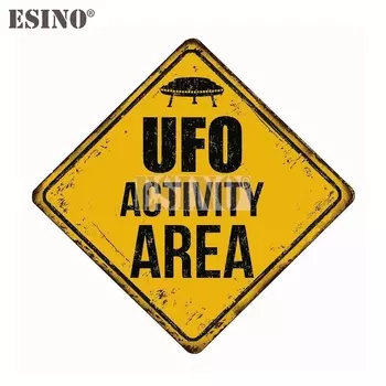 Стайлинг автомобиля, забавная предупреждающая зона 51, зона активного отдыха инопланетянина НЛО, мультяшная наклейка из ПВХ, водонепроницаемая наклейка на кузов автомобиля, узор, винил
