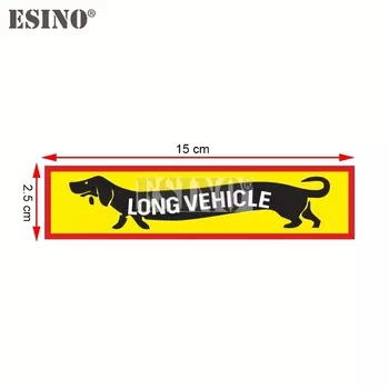 Стайлинг автомобиля, забавный длинный автомобиль, такса, собака, домашнее животное, наклейка, мультяшная ПВХ, водонепроницаемая наклейка на кузов автомобиля, узор, виниловая наклейка