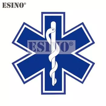 Стайлинг автомобиля Звезда жизни техник скорой медицинской помощи декоративная наклейка из ПВХ водостойкая наклейка на кузов автомобиля узор винил