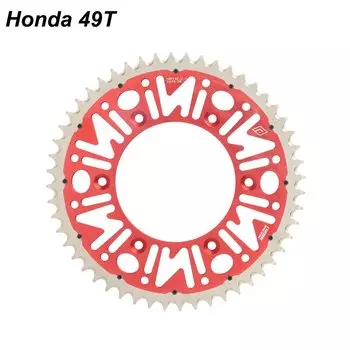 Стальная алюминиевая задняя звездочка NIBBI 49T 50T 51T 52T для Honda CRF 450 KTM SX EXC125-520 Yamaha 400cc Dirt Bike Мотоцикл