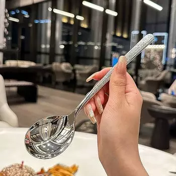 Стальная ложка для супа