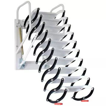 Стальная складная лестница с боковыми стенками, выдвижная лестница для пожарной лестницы