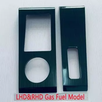 Стальная топливная габа или гибридная автомобильная центральная консоль, панель переключения передач, рамка, наклейка, накладка для Mitsubishi outlander 2022 2023 2024
