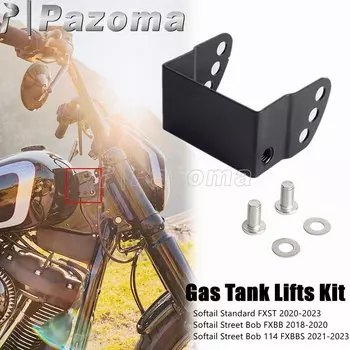 Стальной мотоциклетный топливный бак, комплект для подъема топлива, модифицированный кронштейн для Harley Softail Low Rider S ST FXBB FXBBS FXST 35 мм 45 мм 55 мм
