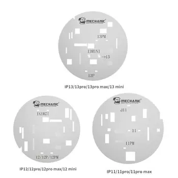 Стальной трафарет Mechanic UFO Защита ЖК-экрана для iPhone 11 12 12mini 12Pro max 13 mini 13 Pro Max выдвижной экран ремонт