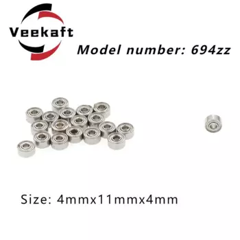 Стальные миниатюрные подшипники 694zz Veekaft 10 шт.