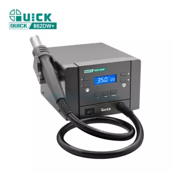 Станции для пайки QUICK 862DW + Тепловая пушка, наладочные станции, быстрая разборка горячего воздуха для ремонта BGA SMD