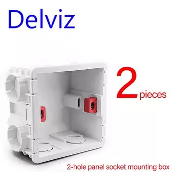 Стандартная розетка Delviz в бразильском стиле, 110-250 В переменного тока, 10 групп, 10 контактов, 20 А, модуль розетки питания, комбинированная настенная розетка для выключателя лампы «сделай сам»