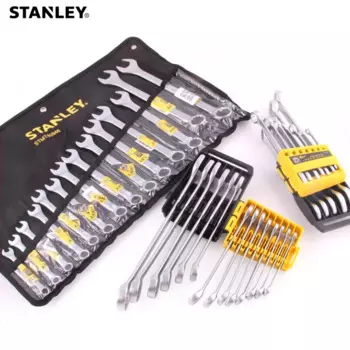 Стандартный метрический гаечный ключ Stanley, набор гаечных ключей, набор инструментов, комбинированный автомобильный инструмент для гаража/домашнего авторемонта