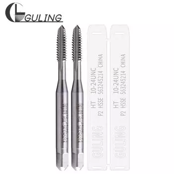 Ручной метчик GULING HSSE-M35 JIS UNC 2-56 4-40 6-32 8-32 10-24 1l4-20