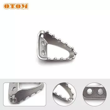 Стандартный задний ножной тормозной рычаг OTOM для мотоцикла, ступенчатая пластина, наконечник педали тормоза из нержавеющей стали для KTM HUSQVARNA GASGAS Dirt Bike