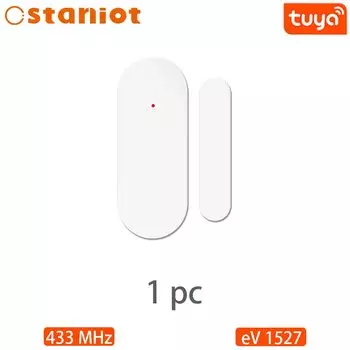 Staniot Tuya датчик двери и окна 433 МГц