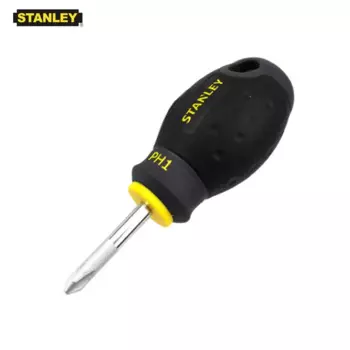 Короткие крестовые отвертки Fatmax, 1 шт., пожизненная гарантия, короткие отвертки с высоким крутящим моментом, #1 #2 Cr.v сталь