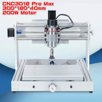 Станок Гравировальный CNC3018 Pro MAX с шпинделем 300 Вт, 3 оси