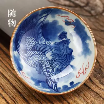 Старая керамическая глина чай Chaishao Jingdezhen Master Личная специальная сине-белая фарфоровая Высококачественная Женская одинарная чашка