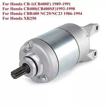 Стартер мотоцикла, детали двигателя, стартер двигателя для Honda XR250 XR 250 CB400F CB400SF CB 400 SF CB-1 CB400 CBR400 NC29/NC23