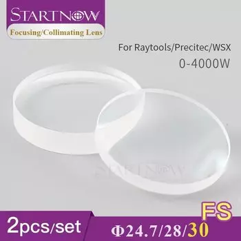 Startnow кварцевые лазерные фокусные линзы 25 28 30 мм для Precitec Raytools WSX 2 шт