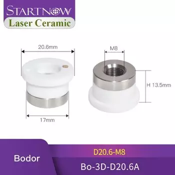 Startnow Raytools, 3D Держатель сопла, керамическое кольцо для O.D.28/32 WSX Ospri MAX, волоконная режущая головка, лазерный соединитель сопла