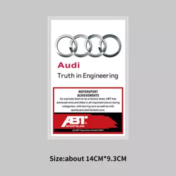 Статическая наклейка на переднее лобовое стекло автомобиля, водостойкая статическая наклейка для Audi Q5 Q7 Q3 A3 A4 A6 A5 A1 S1 S3 S4 RS5 RS6 A7 A8 Q2 RS3 RS4