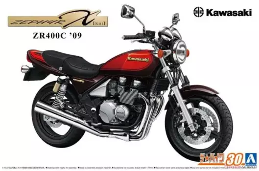Статическая Сборная модель aoshin 06488, масштаб 1/12 для Kawasaki ZR400C ZEPHYR x 2009, набор моделей мотоциклов