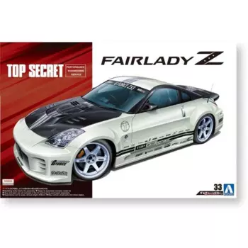Статическая Сборная модель автомобиля aoshim05364, игрушка в масштабе 1/24 для Top Secret Fairlady Z 2005, набор моделей автомобиля