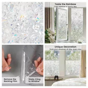 Статичная оконная пленка WXSHSH для конфиденциальности