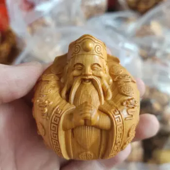 Статуэтка Бога Удачи из дерева QIANFANEIVES