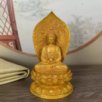 Статуэтка Будды Chuizang, статуэтка Будды, Золотая Сака, санбао, искусство домашнего поклонения