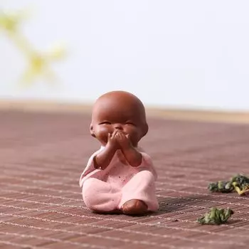 Статуэтка Будды из пурпурной глины MOONBIFFY