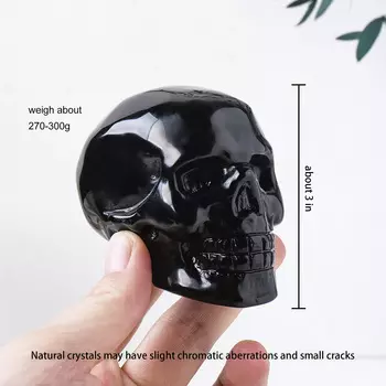 Статуэтка из черного обсидиана Runyangshi