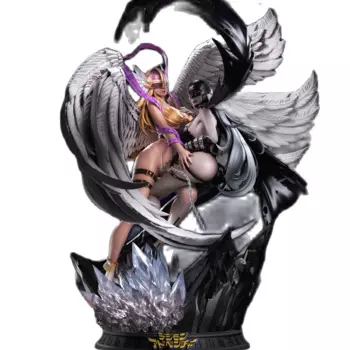 Статуэтка из смолы с аниме периферией Ts Les, 1/4, 64 см, Gk Digimon Adventure Angewomon Lady Devimon, ограниченная серия, статуэтка, игрушки