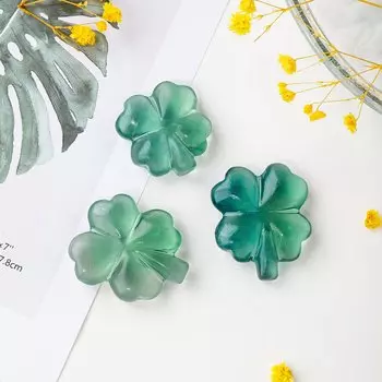 Статуэтка из зеленого флюорита Runyangshi