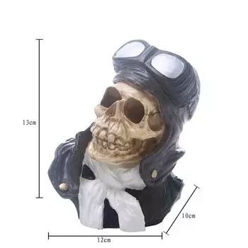 Статуэтка крючок моquerry череп смола