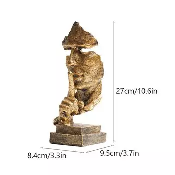 Статуэтка NORTHEUINS "Silence Is Golden"