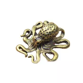 Статуэтка осьминог из латуни PERNEAKY