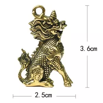 Статуэтка Qilin из латуни BIGHSM