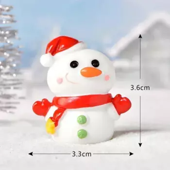 Статуэтка снеговика MOONBIFFY для микро ландшафта