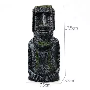 Статуэтки Моаи Kesoto для аквариума