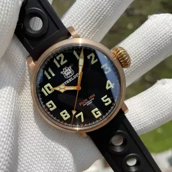 STEELDIVE мужские дайверские часы автоматические часы большой размер бронзовые дайвинг 200 м водонепроницаемые механические наручные часы со светящимся сапфиром NH35