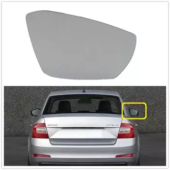 Стекло заднего зеркала правой двери с подогревом для VW Octavia A7 Mk3 (5E) седан и Combi 2013 2014 2015 2016 2017 2018 2019