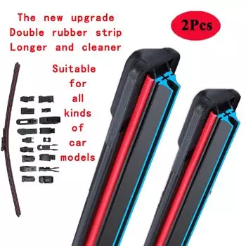 Стеклоочистители для Skoda Karoq NU7 SUV 2017 2018 2019 2020 2021 26 дюймов + 18 дюймов, голубые автомобильные стеклоочистители с двойной резиной