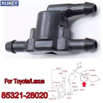 Стеклоомывателя лобовое стекло обратный клапан обратный петель растяжимый шланг для Toyota 4runner Camry Corolla Highlander Land Cruiser J150 Prius RAV4