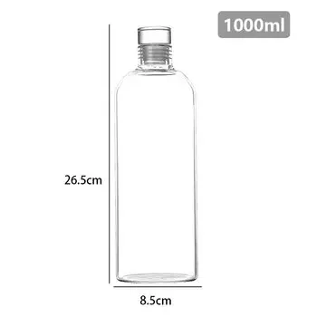 Стеклянная бутылка для воды 300-1000 мл