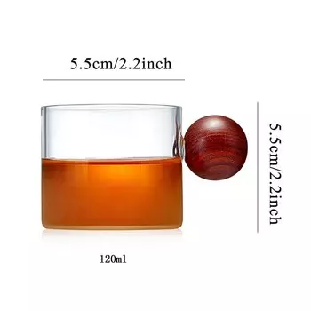 Стеклянная чашка для чая O.RoseLif