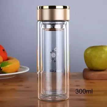 Стеклянная чашка с двойными стенками To Catch Fish