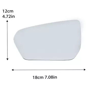 Стеклянная крышка бокового зеркала для Chevrolet Equinox GMC Terrain 2018-2022, американская версия, низкокачественное зеркало с подогревом, автомобильные аксессуары
