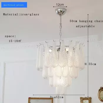 Стеклянная люстра Lampara De Techo