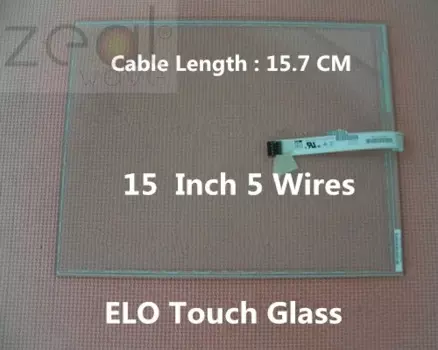 Стеклянная панель для ELO, 15-дюймовый сенсорный экран, E541753 E281859 362740-9124